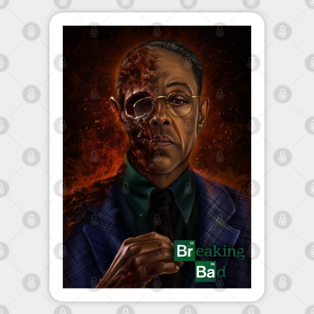 Gustavo Fring Sticker by mayyaflowers